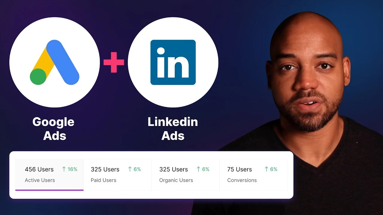 YouTube video thumbnail: How to Pair Google Ads With LinkedIn Retargeting for B2B