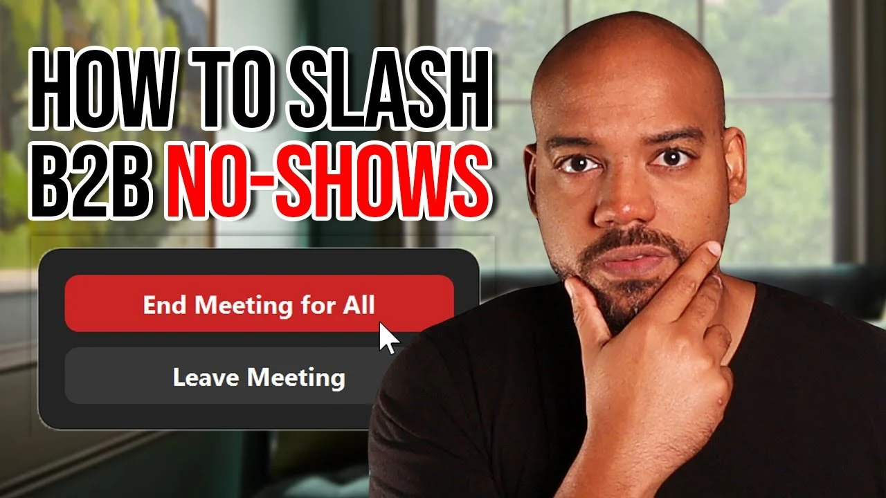 YouTube video thumbnail: How to Reduce B2B Demo No-Shows With a Better Booking Funnel